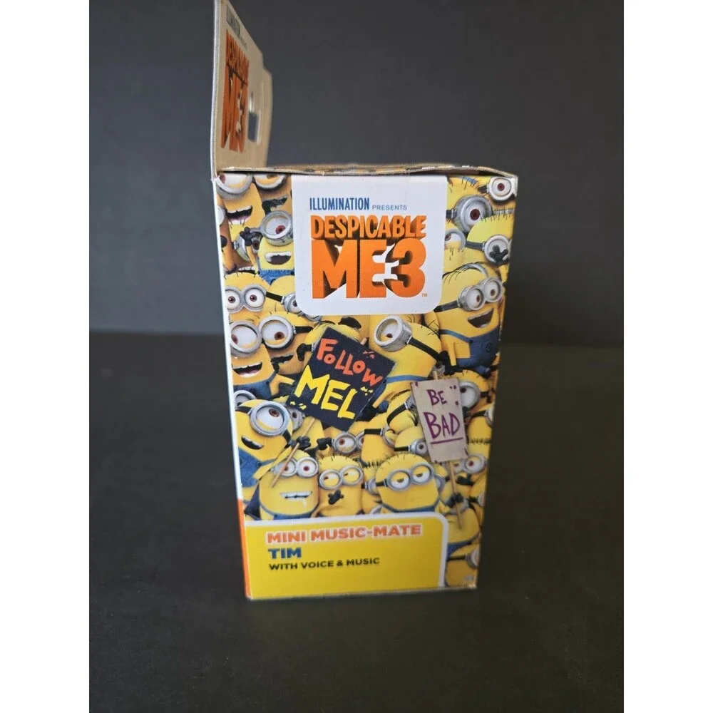 Despicable Me3 Mini Music-Mate Tim With Voice & Music New In Box Tested